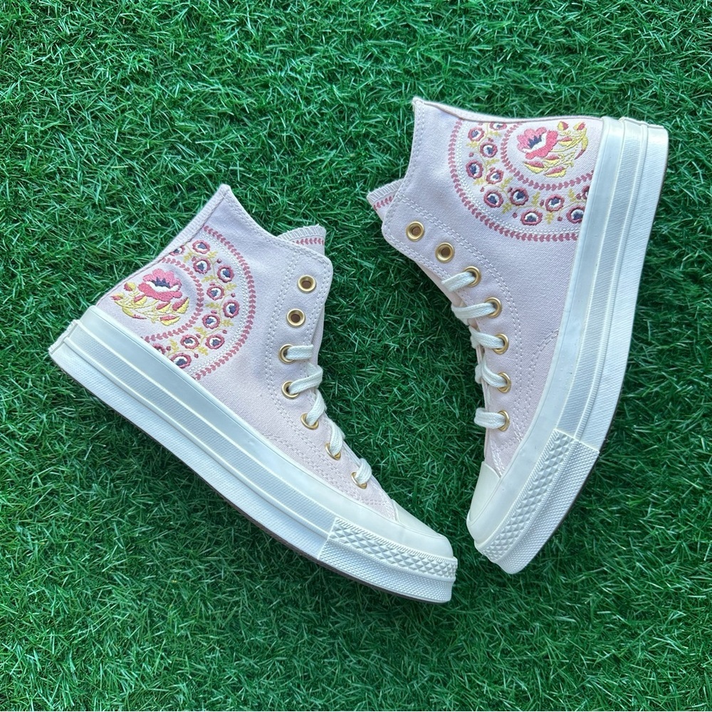 🎁Converse Chuck 70 Hi Blush Hush / Royal Flush - Picture 6 of 10
